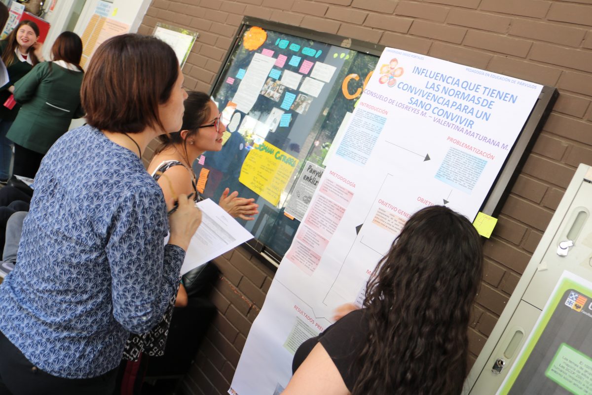 Estudiantes de Pedagogía Básica y Parvularia presentaron posters de ...