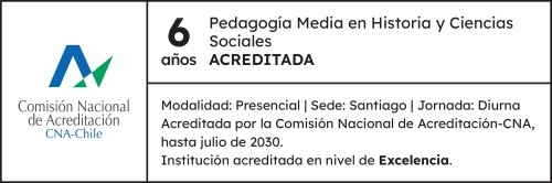 Pedagogía Media en Historia y Ciencias Sociales – Facultad de Educación UDP